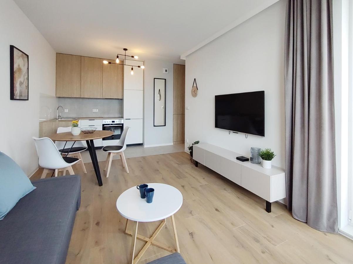Elegant 3City Apartment With Parking In Gdansk By Noclegi Renters Екстер'єр фото
