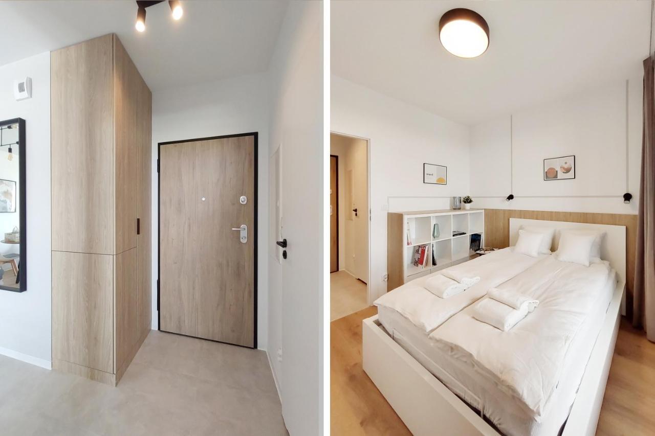 Elegant 3City Apartment With Parking In Gdansk By Noclegi Renters Екстер'єр фото