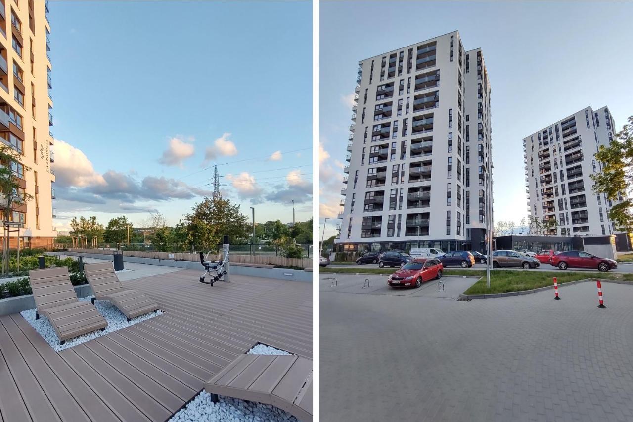 Elegant 3City Apartment With Parking In Gdansk By Noclegi Renters Екстер'єр фото